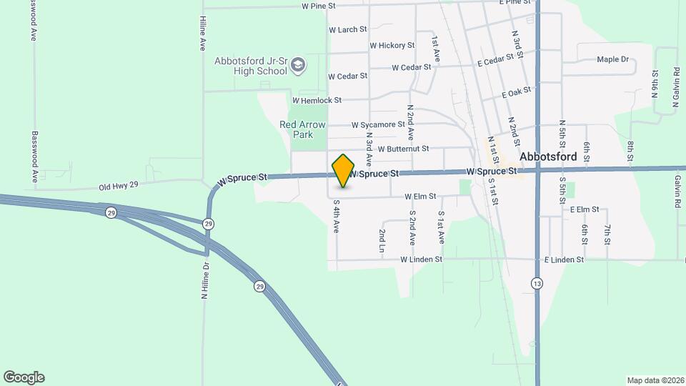 308 W Elm St Map and Location Details