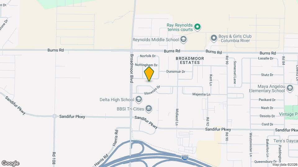 9805 Mia Ln Map and Location Details