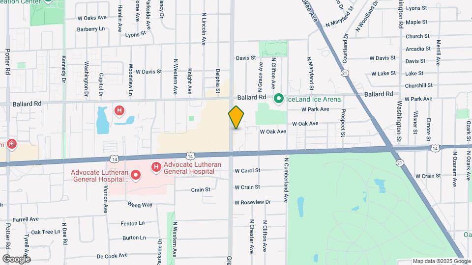 8839 N Greenwood Ave Mapa y Detalles de la Ubicación