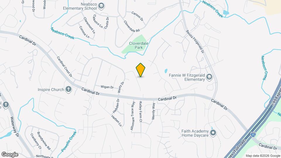 15405 Stacys Ridge Ct Map and Location Details