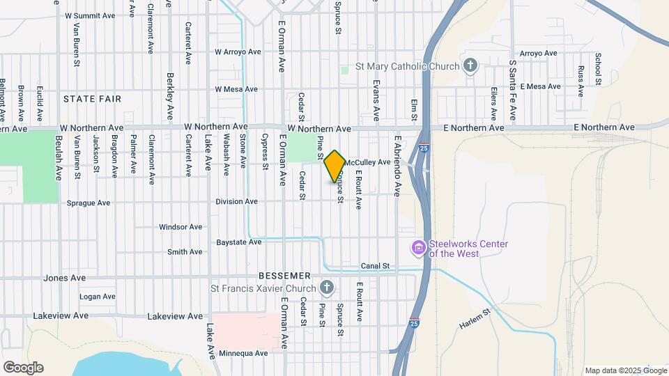 1427 Spruce St Mapa y Detalles de la Ubicación