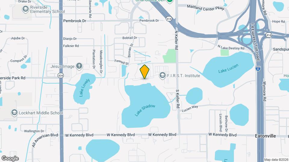 1460 Lake Shadow Cir Map and Location Details