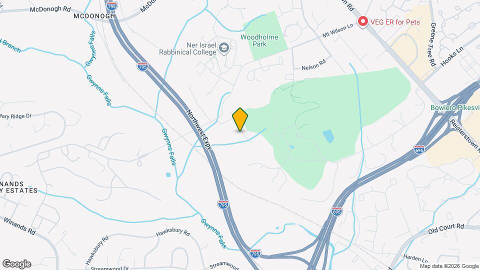 1714 Water Xing Rd Mapa y Detalles de la Ubicación