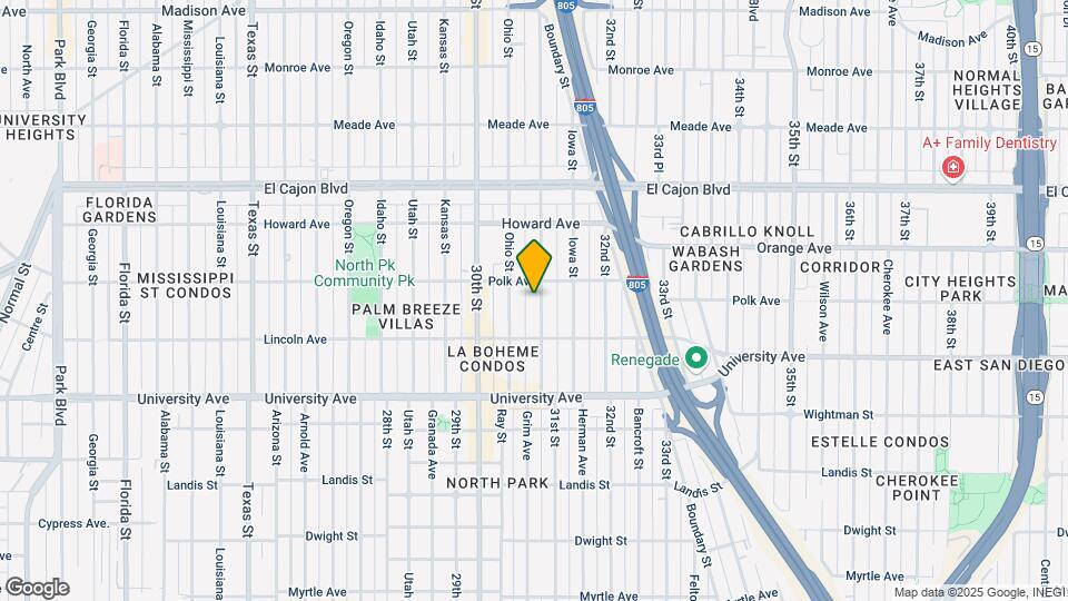 4070 Illinois St Mapa y Detalles de la Ubicación