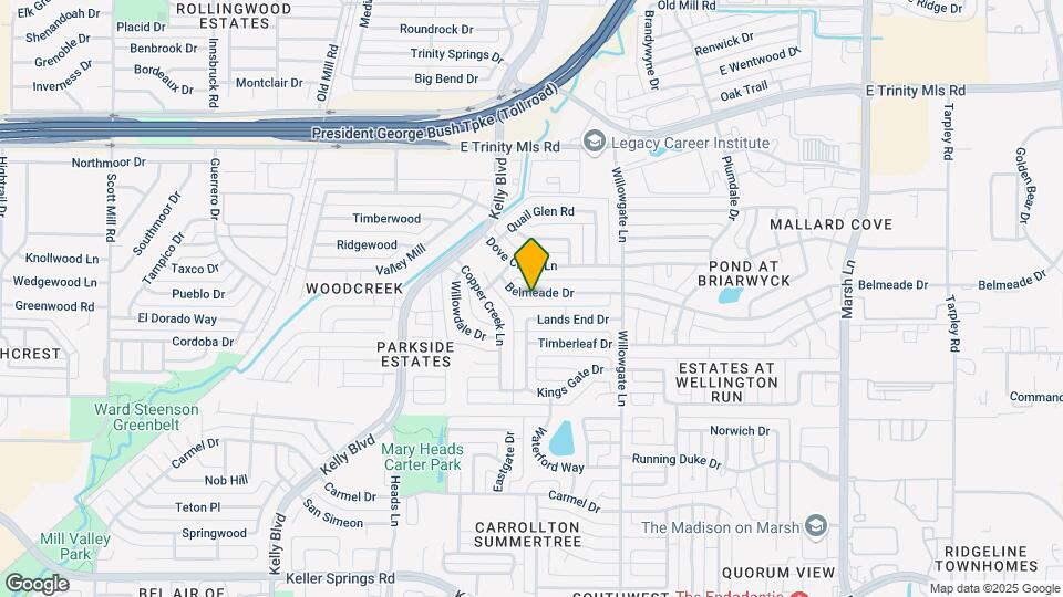 2522 Belmeade Dr Map and Location Details