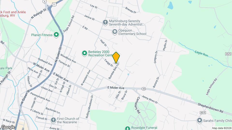 402 Bumble Bee Ln Map and Location Details