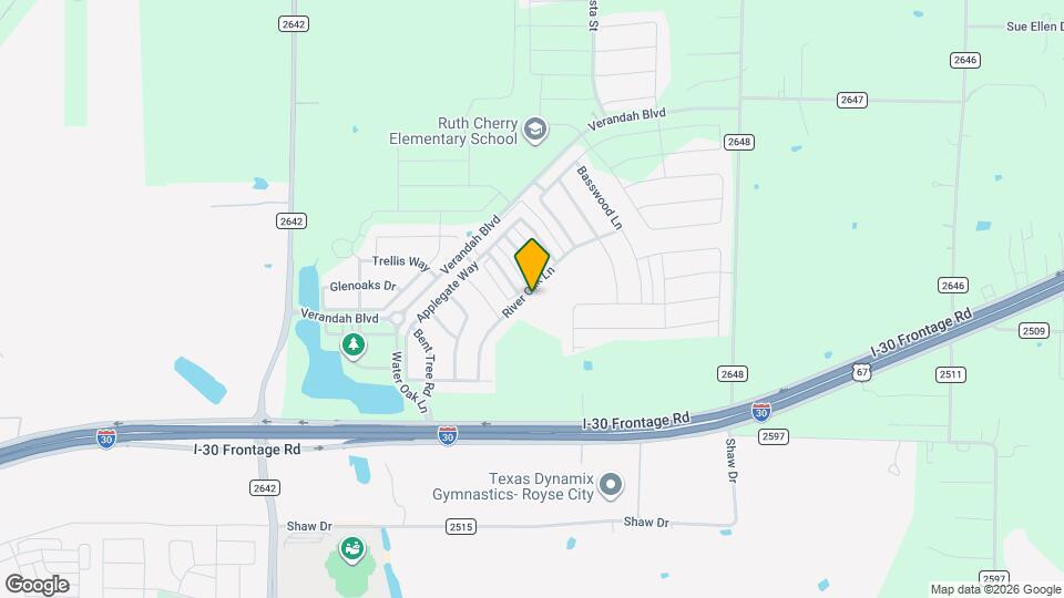 1328 River Oak Ln Map and Location Details