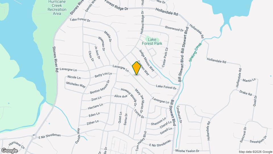 878 Lavergne Ln Map and Location Details