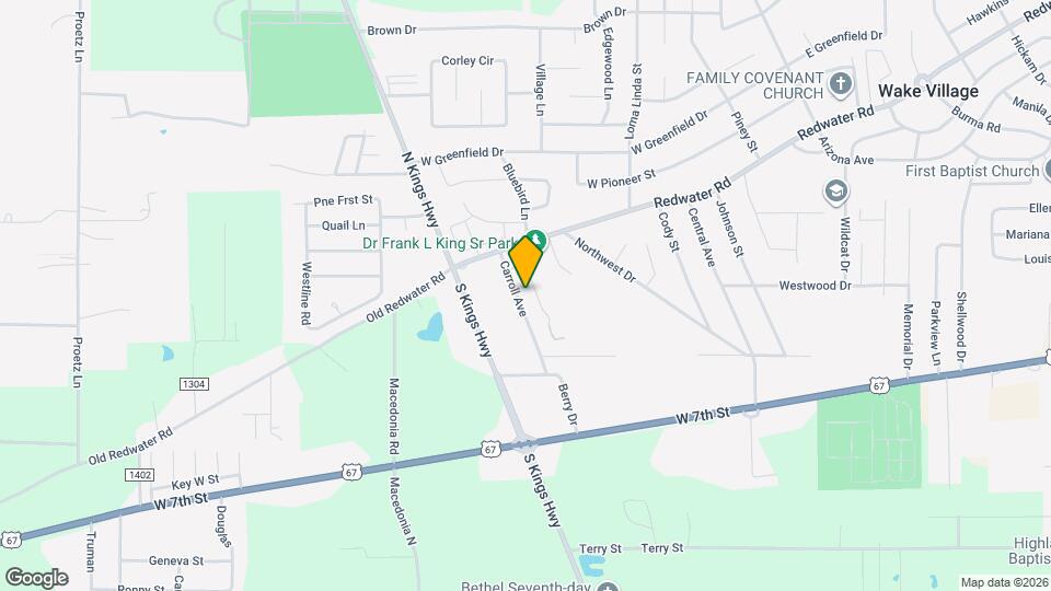 417 Carroll Ave Map and Location Details