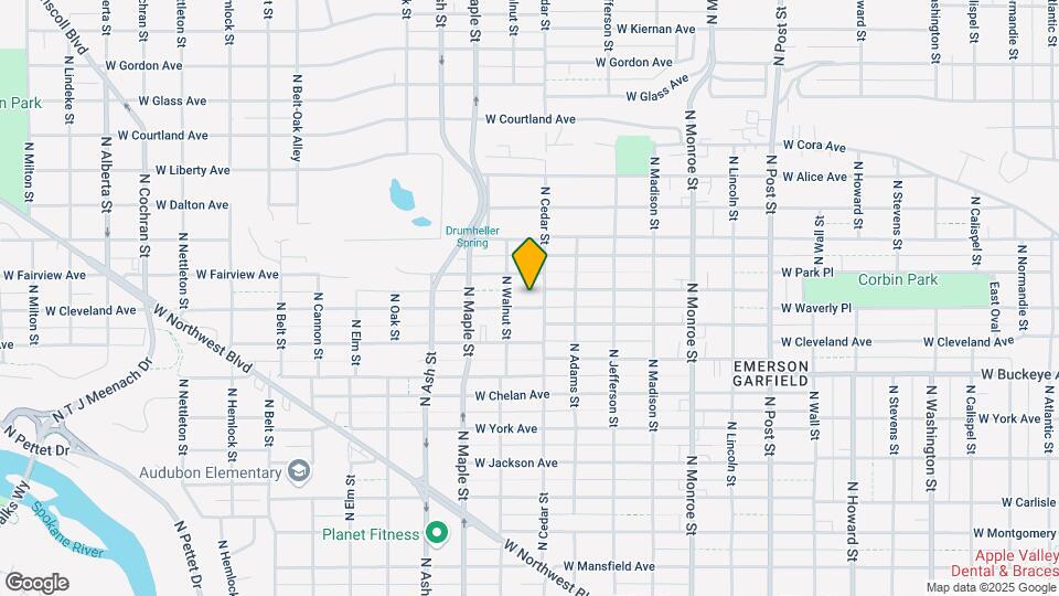 1412 W Cleveland Ave Mapa y Detalles de la Ubicación