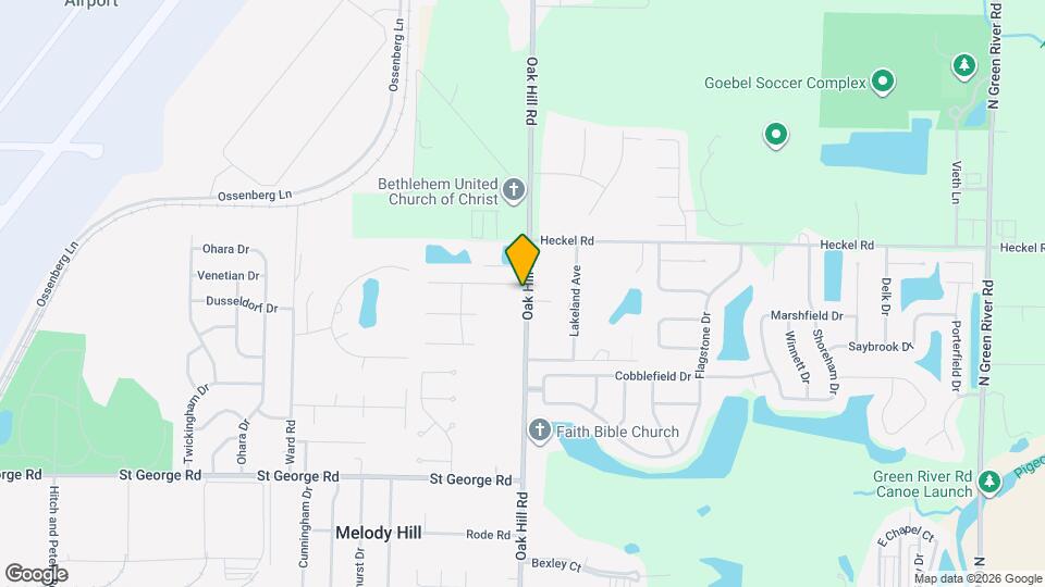 6100 Oak Hill Rd Map and Location Details