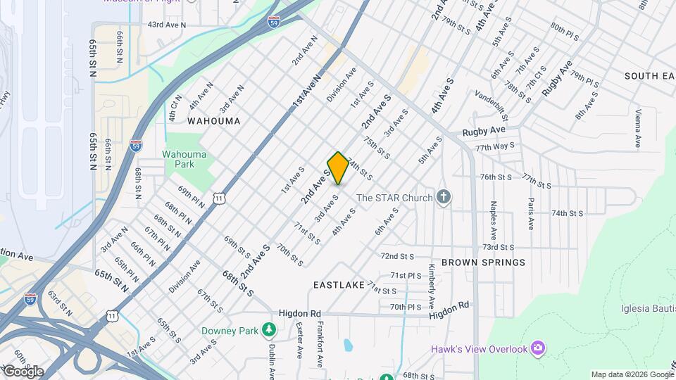 218 73rd St S Map and Location Details