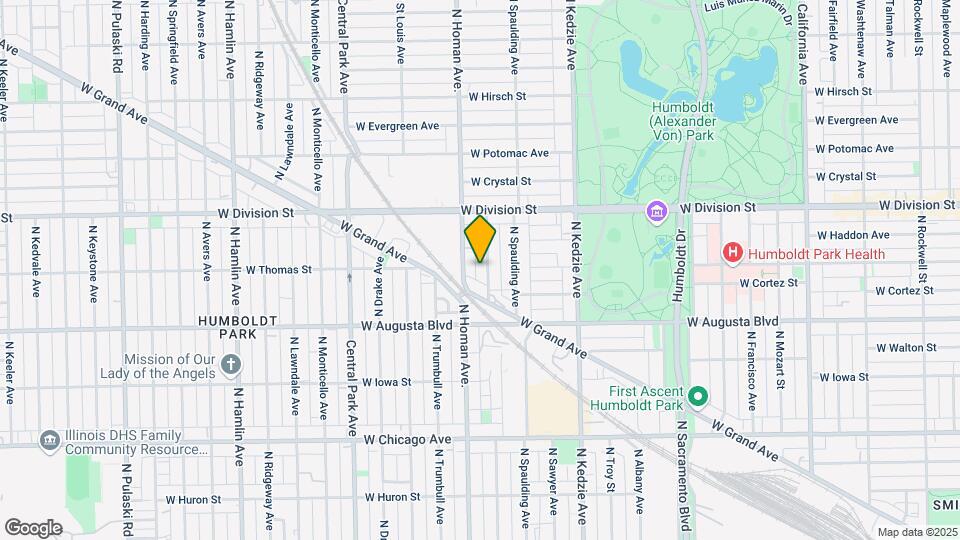 1058 N Christiana Ave Map and Location Details