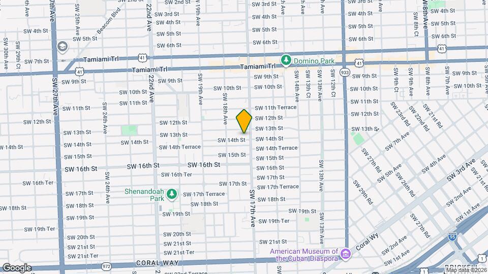 1721 SW 14th St Mapa y Detalles de la Ubicación