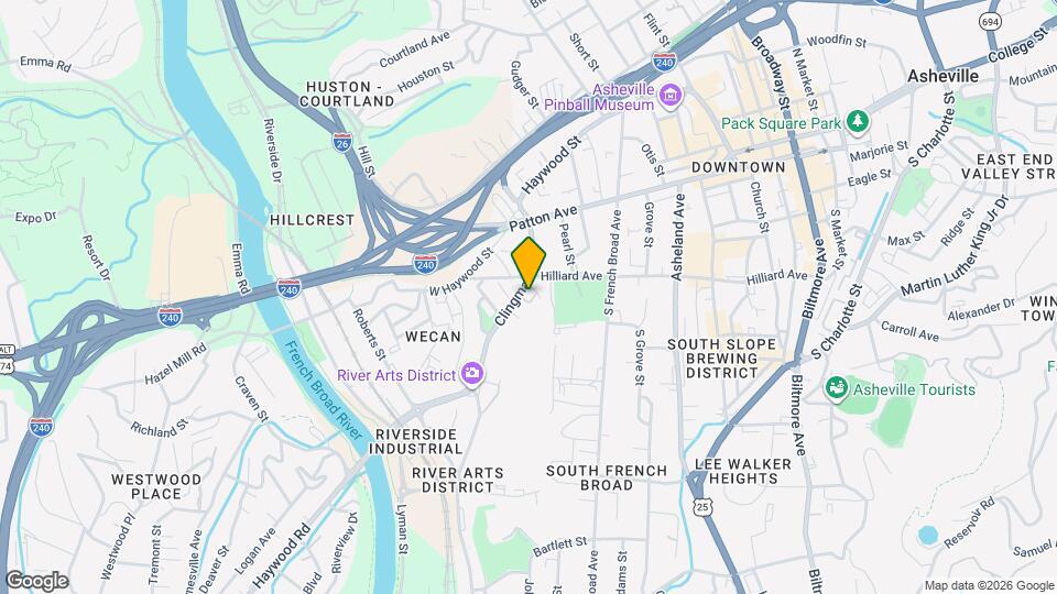 64 Clingman Ave, Unit 105 Map and Location Details