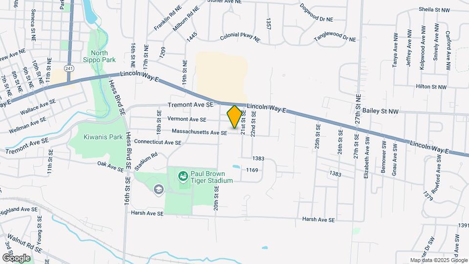 2038 Massachusetts Ave SE Map and Location Details