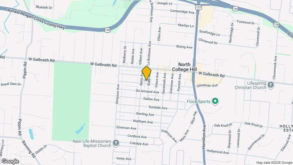 1836 Goodman Ave Mapa y Detalles de la Ubicación