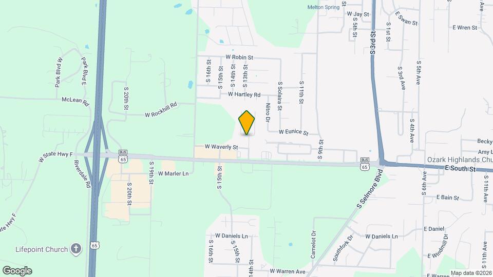 1350-1352 W Kirkwood St Map and Location Details