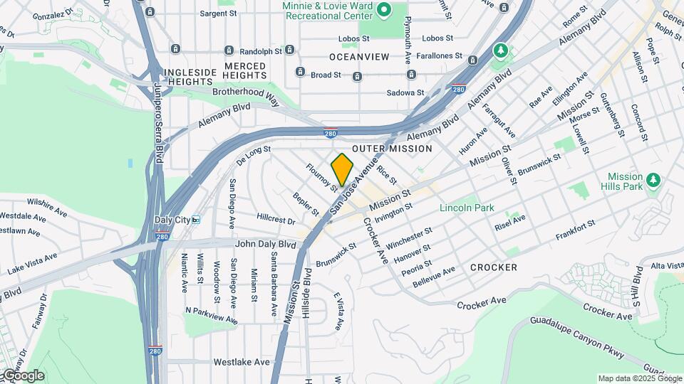 3298 San Jose Ave Mapa y Detalles de la Ubicación