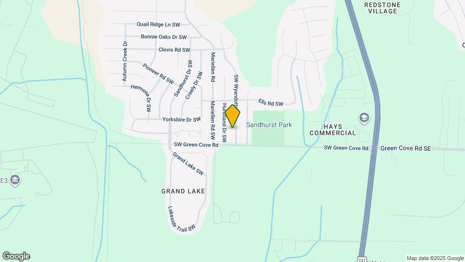 14020 SW Wyandotte Dr Map and Location Details