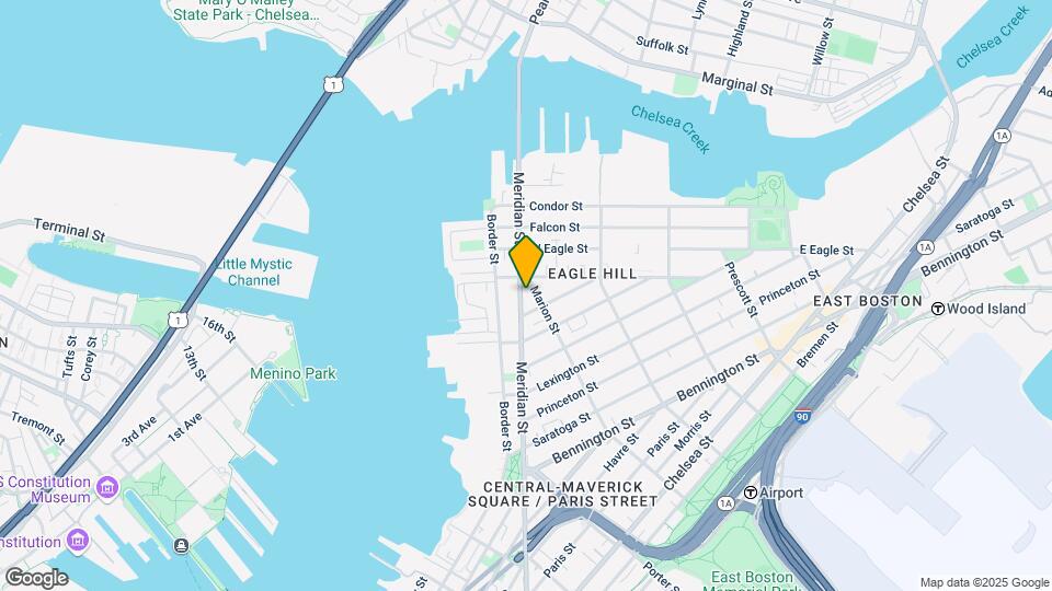 391 Meridian St Map and Location Details
