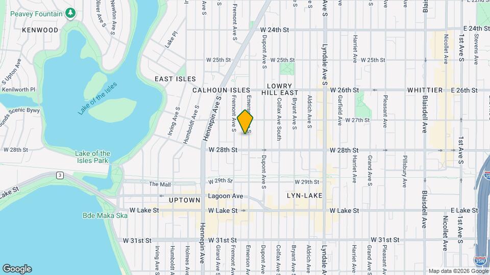 2736 Emerson Ave S Map and Location Details