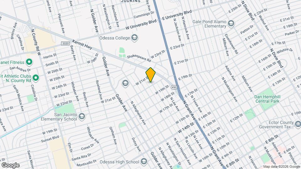 2001 N Lincoln Ave Map and Location Details