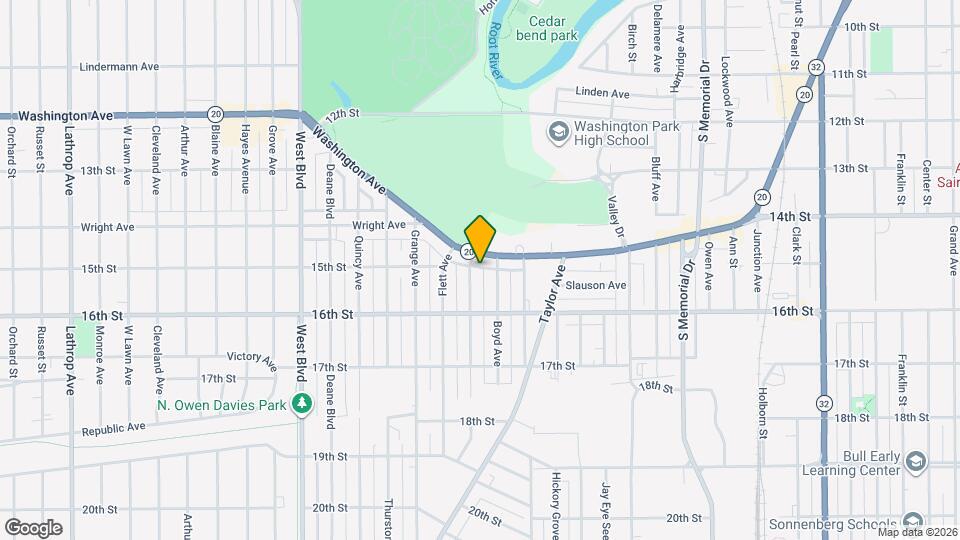 1513 Holmes Ave, Unit Upper Mapa y Detalles de la Ubicación