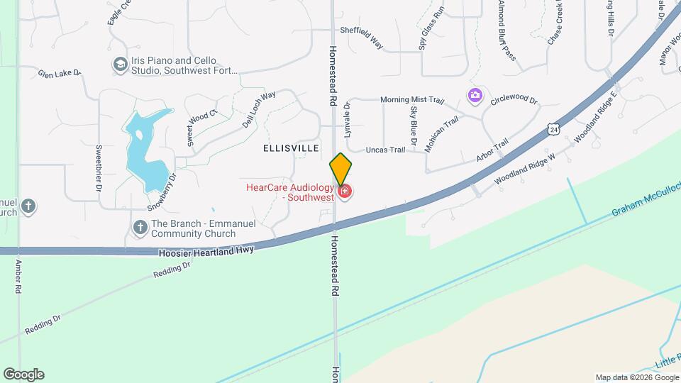 7077 Homestead Rd Map and Location Details