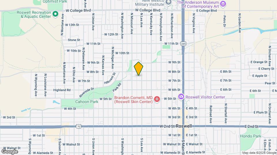 704 N Lea Ave Map and Location Details