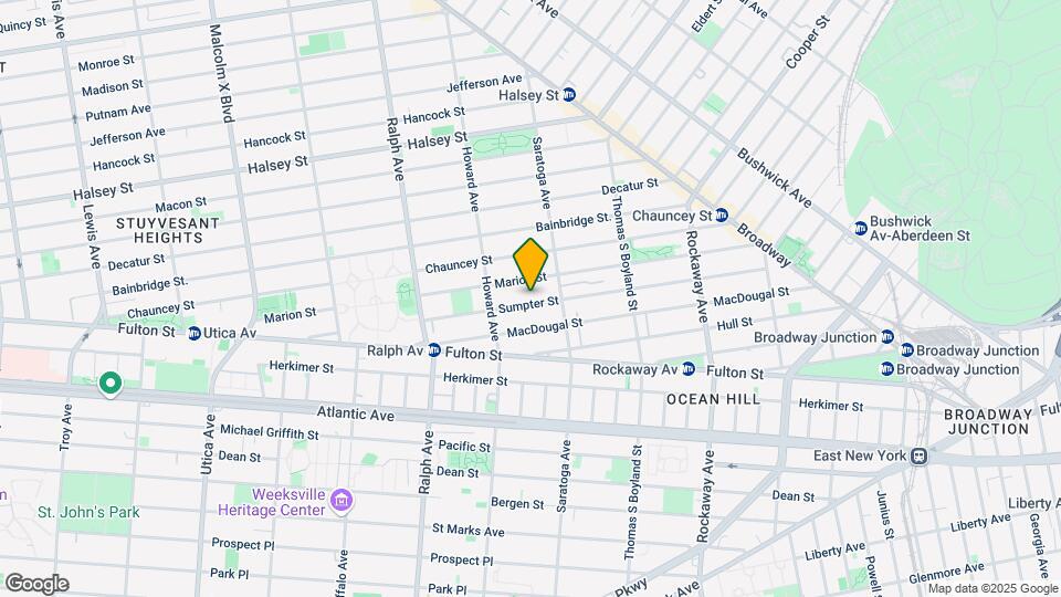 195 Sumpter St Map and Location Details