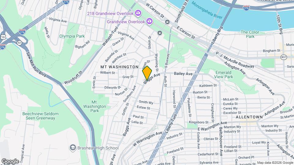 207 Boggs Ave, Unit boggs ave  apt 3 Mapa y Detalles de la Ubicación