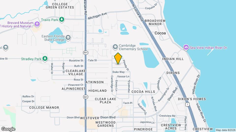 1210 Princeton Rd Map and Location Details