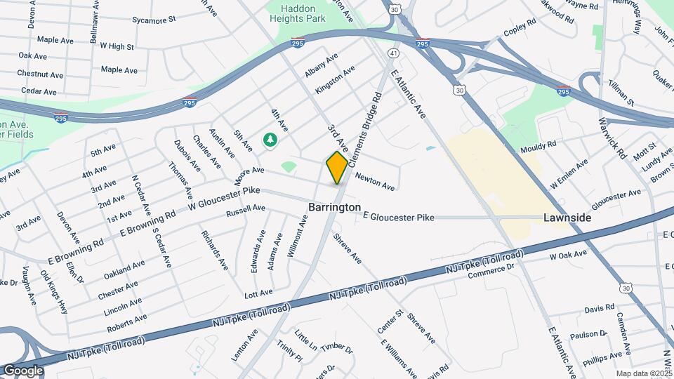 419 Clements Bridge Rd, Unit #B Map and Location Details