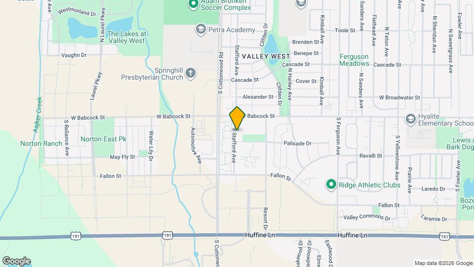 150 S Stafford Ave, Unit 17305 Mapa y Detalles de la Ubicación