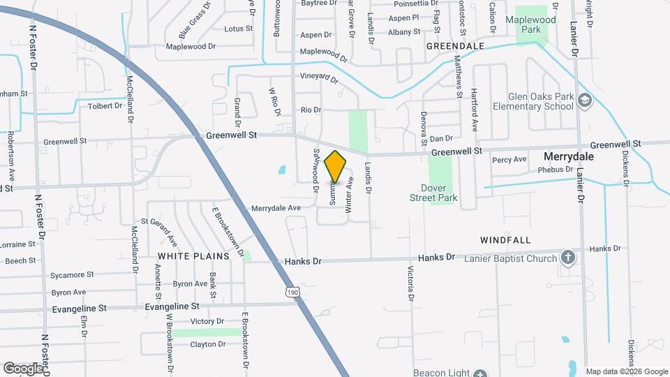 5412 Summer Dr Map and Location Details