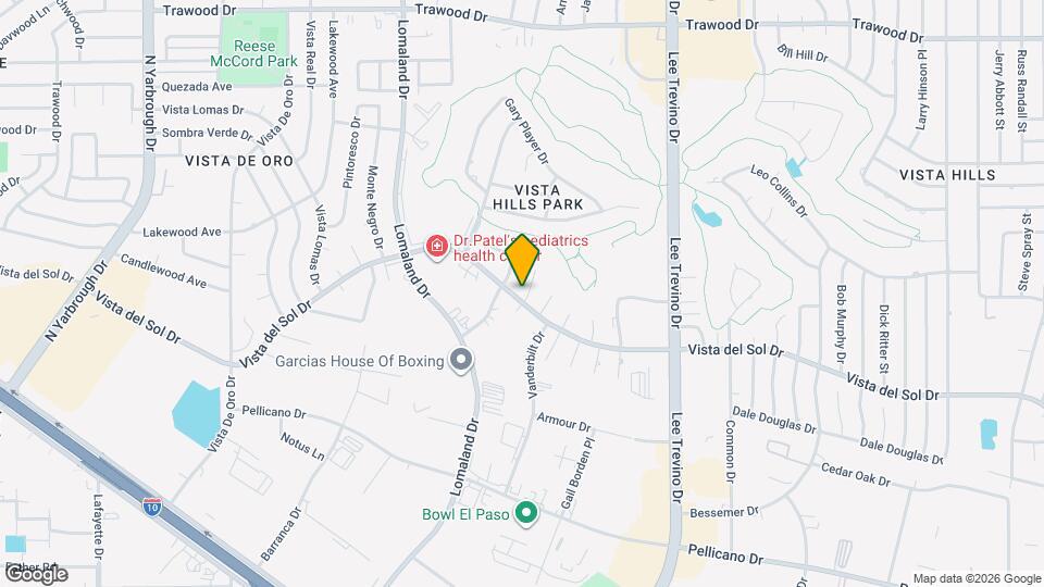 1535 Monte Sanders Ln Map and Location Details