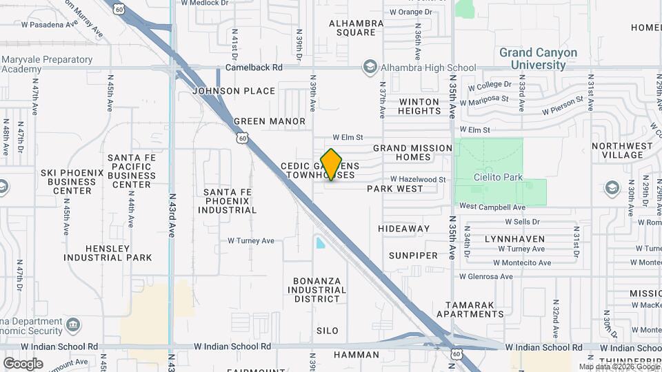 3825 W Hazelwood St Mapa y Detalles de la Ubicación