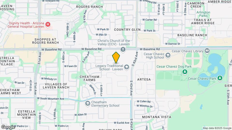 7819 S 44th Ln Map and Location Details