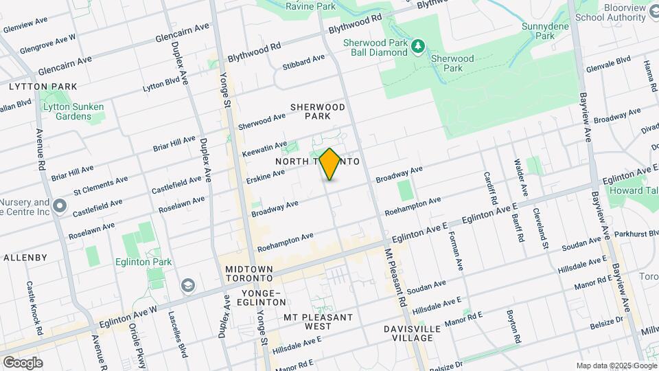 223-1223 Redpath Ave Map and Location Details