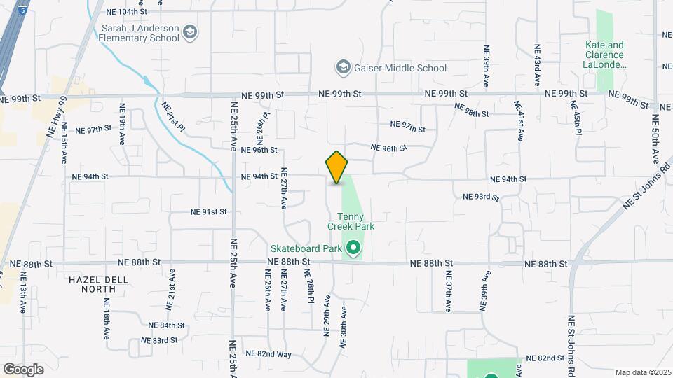 9309 NE 30th Ave Map and Location Details