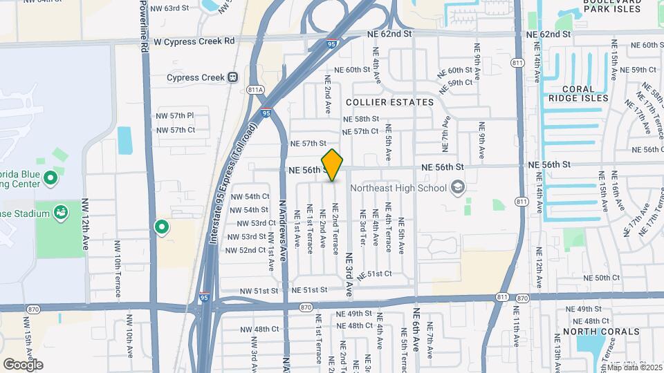 240 NE 55th St Map and Location Details