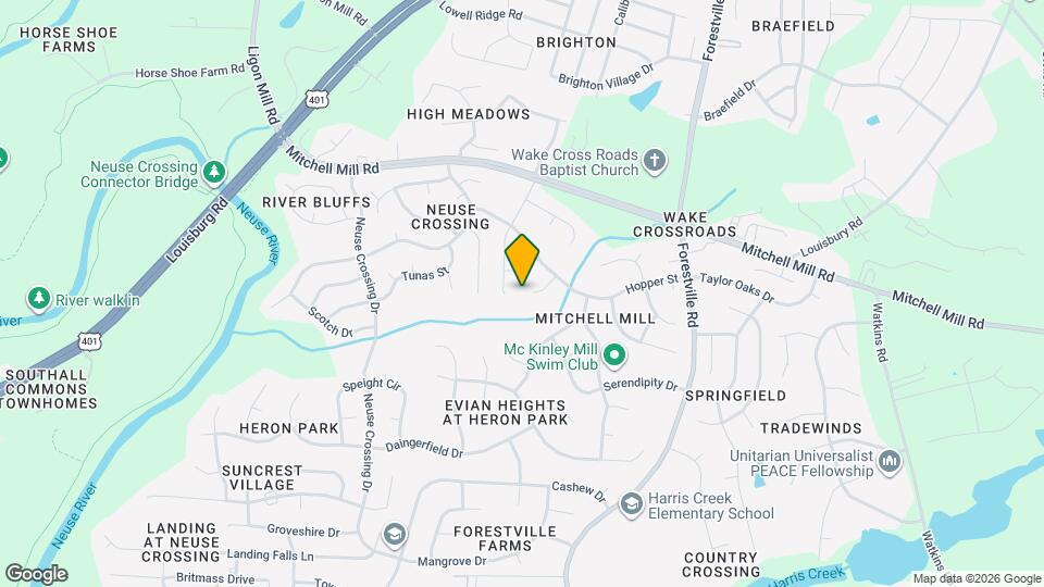 3601 Croydon Mill Way Map and Location Details