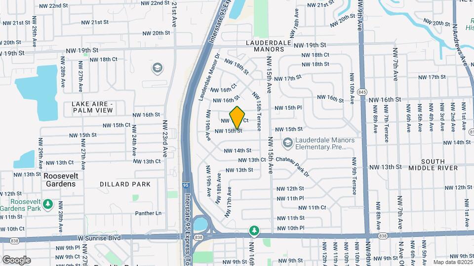 1700 NW 15th St Map and Location Details