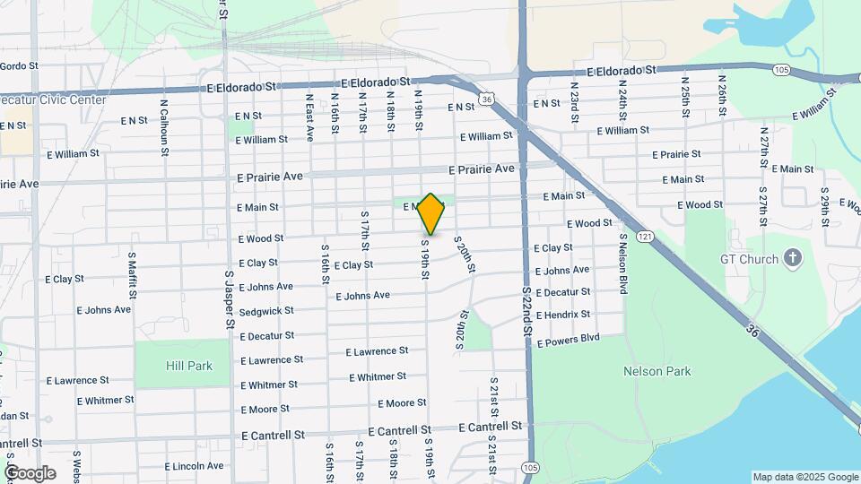 210 S 19th St Map and Location Details