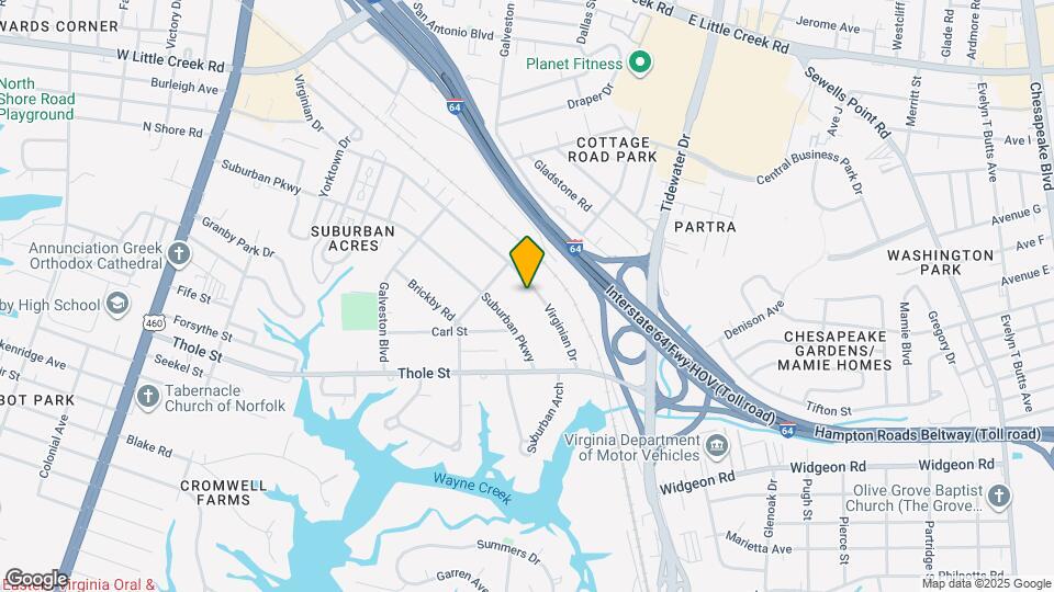 525 Virginian Dr Map and Location Details