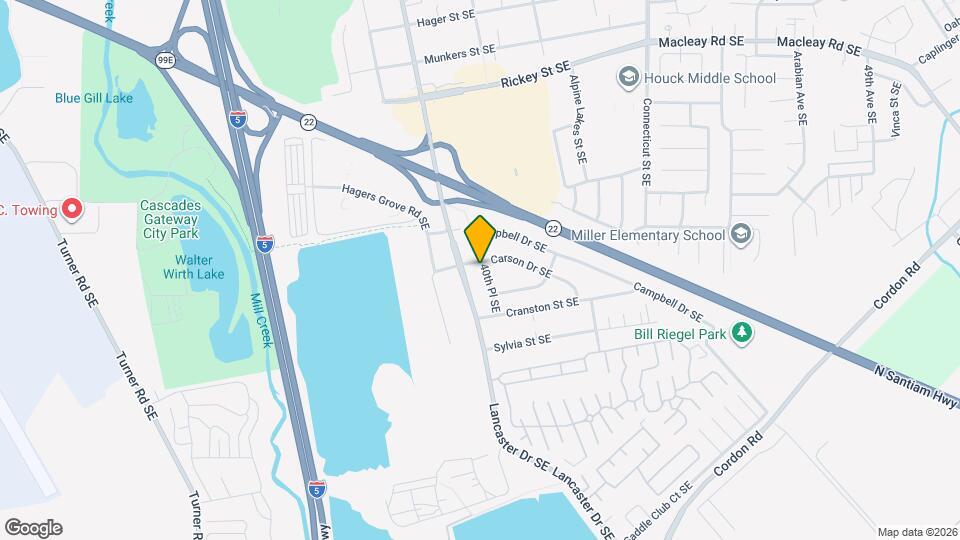 4012 Carson Dr SE Map and Location Details