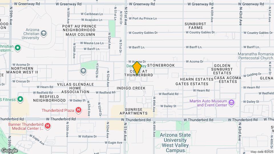 14243 N 50th Dr Map and Location Details