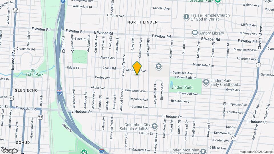 2605 Grasmere Avenue Mapa y Detalles de la Ubicación