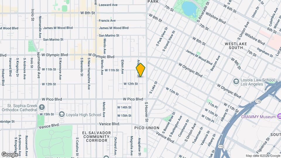 1136 Arapahoe St Map and Location Details
